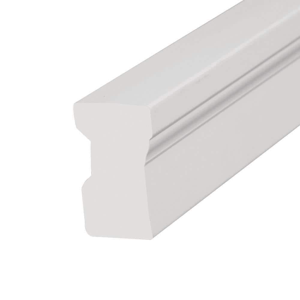 Royal Mouldings 10 ft. x 1-63/64 in. x 1-15/64 in. Vinyl Brick Molding