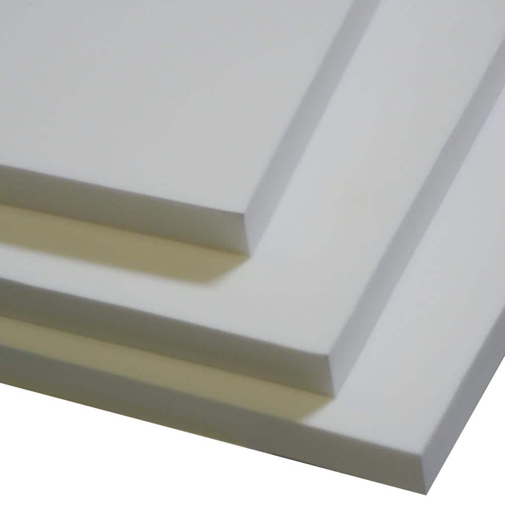 Rubber-Cal Closed Cell Polyethylene 1/8 in. Thick x 39 in. Width x 78 in. Length White Rubber Sheet