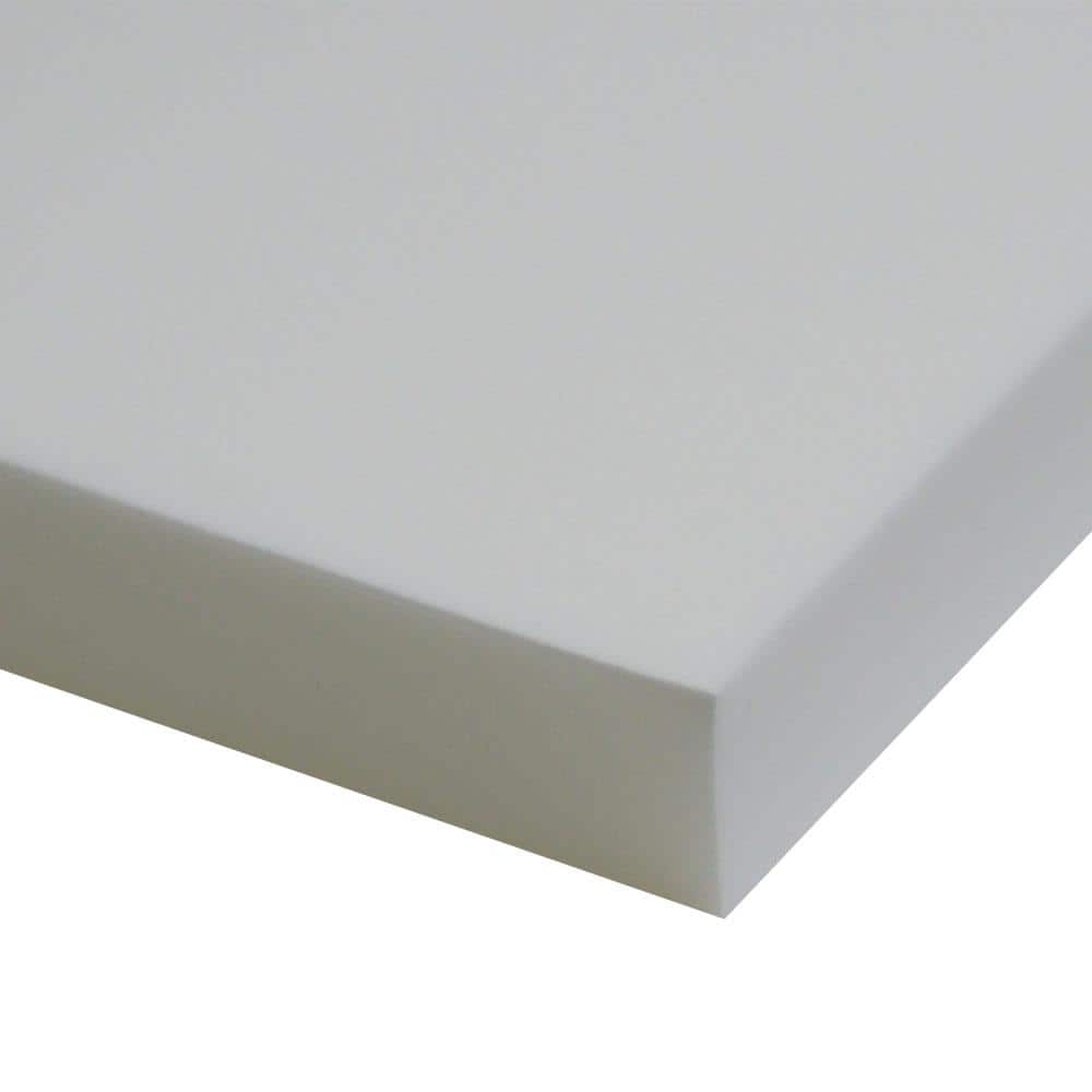 Rubber-Cal Closed Cell Polyethylene 1/8 in. Thick x 39 in. Width x 78 in. Length White Rubber Sheet