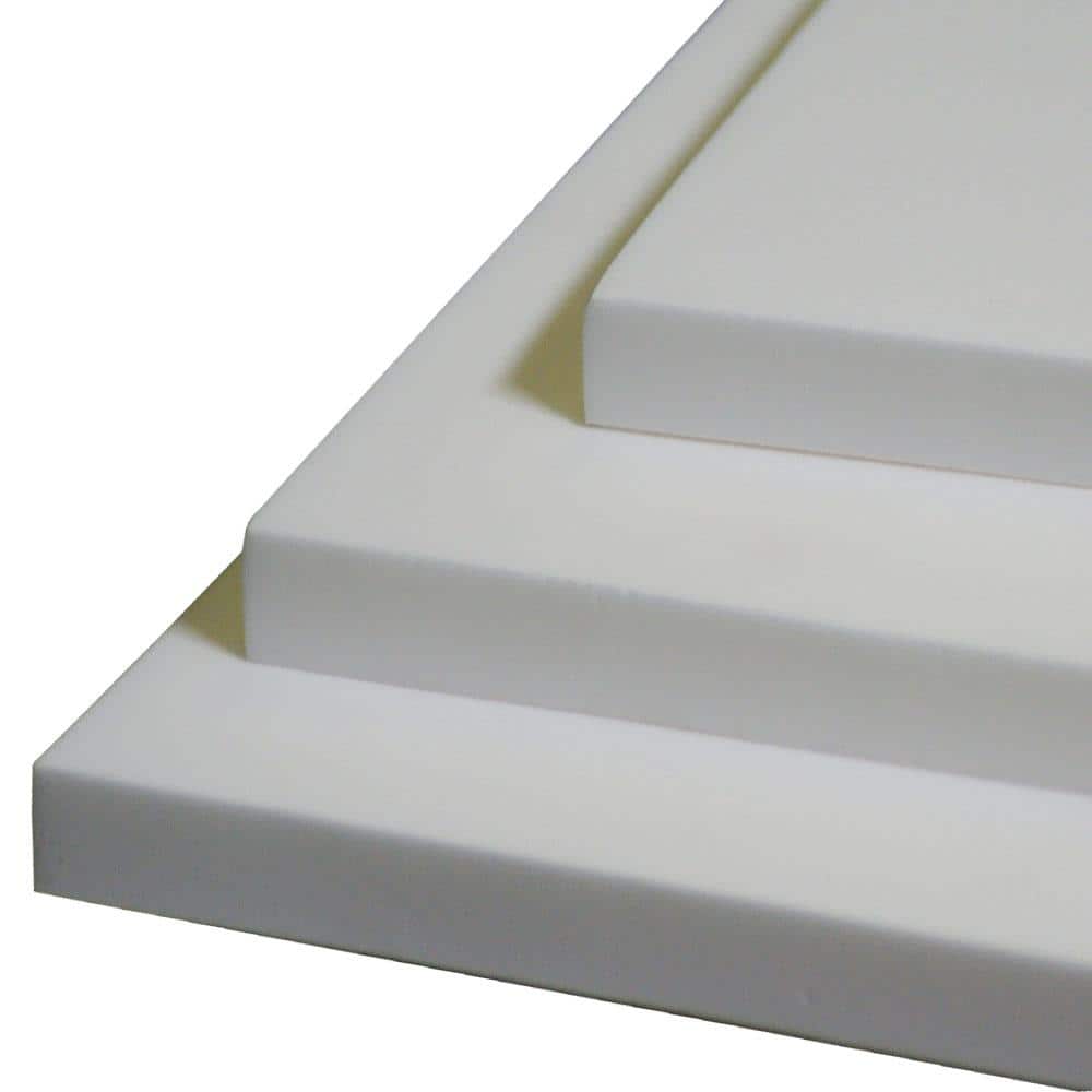 Rubber-Cal Closed Cell Polyethylene 1/8 in. Thick x 39 in. Width x 78 in. Length White Rubber Sheet