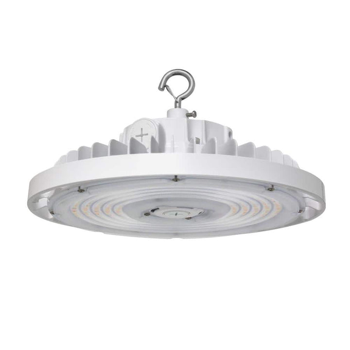 RUN BISON 13 in. 240W White Integrated LED UFO High Bay Light Garage Light, Up To 34800LM, 3000/4000/5000K, 0-Volt to 10-Volt