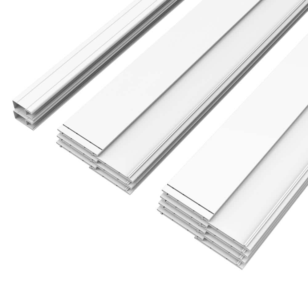 Veranda Bridgeport 6 ft. H x 6 ft. W White Vinyl Privacy Fence Panel