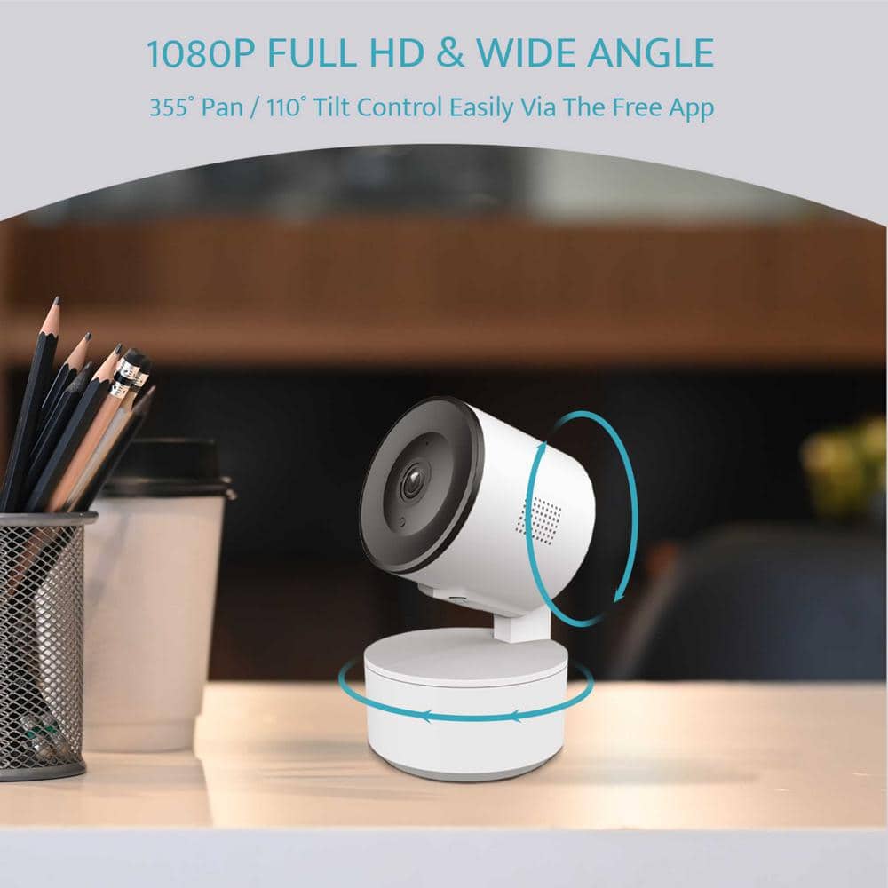 ECO4LIFE Smart Wi-Fi 1080p Indoor PTZ IP Camera - SC-RIPC-2008