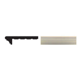 Sill-Rite Standard Classic 3 in. x 48 in. x 1 in. White Vinyl Window Sill
