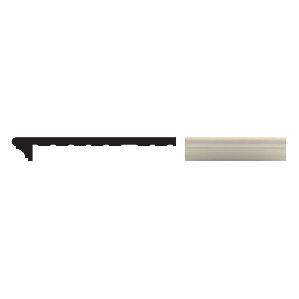 Sill-Rite 8 ft. x 6 in. x 1 in. White Vinyl Stool Windowsill Classic-Profile Moulding