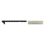 Sill-Rite 8 ft. x 6 in. x 1 in. White Vinyl Stool Windowsill Classic-Profile Moulding