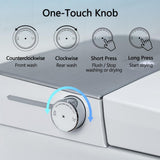 Casta Diva Elongated Electric Smart Bidet Toilet 1.06GPF with Heated Seat and Foot Sensor