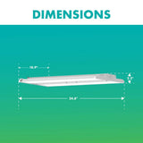 Simply Conserve 175-Watt Equivalent Dimmable Integrated LED Linear High Bay Light, 5000K Daylight, 1-pack