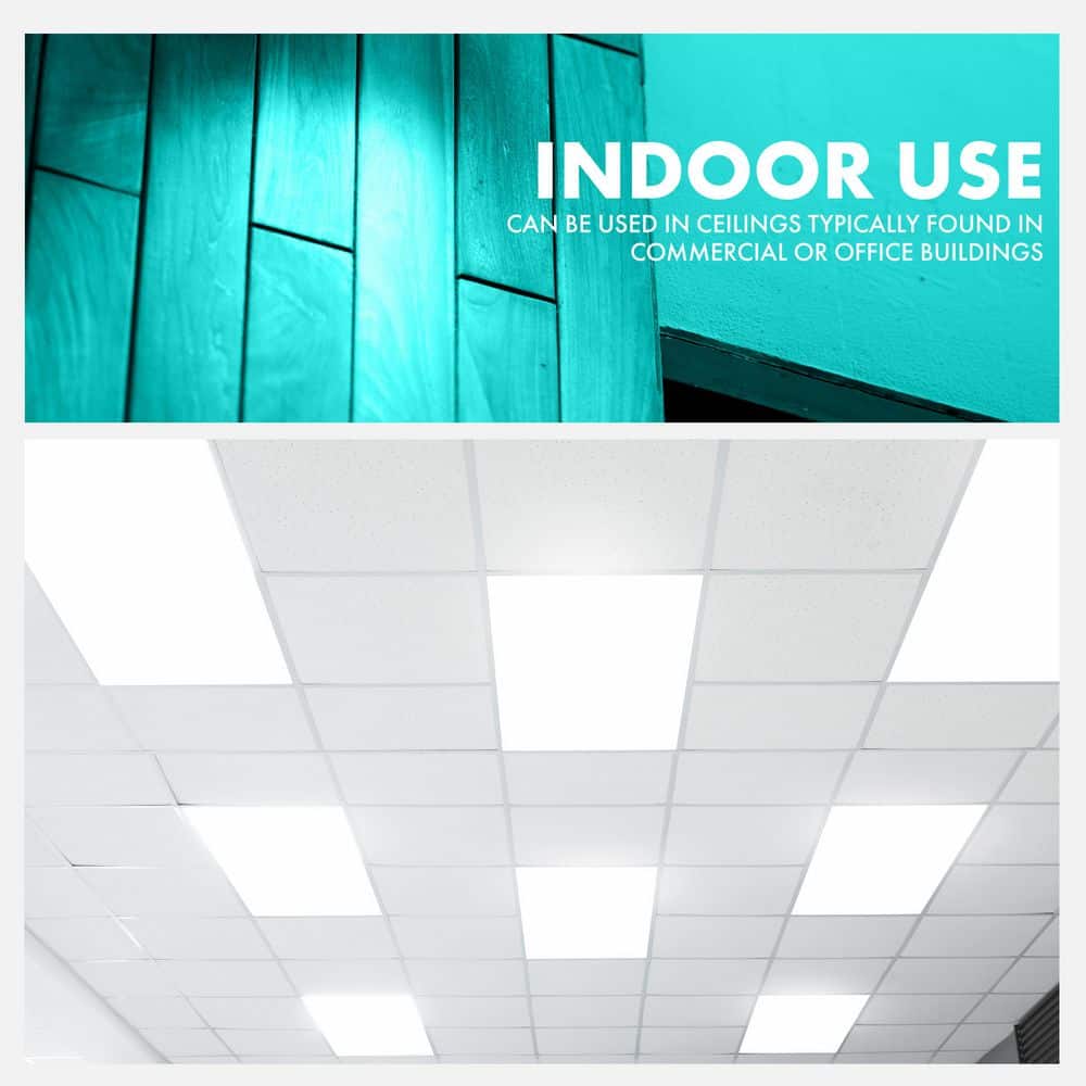 Simply Conserve 2 ft. x 4 ft. 5000/5625/6250 Lumens Integrated LED Panel Light 3500K/4000K/5000K Field Selectable Lumens and Color Temp
