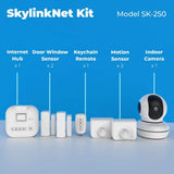SkyLink Wireless Alarm, Camera Deluxe Security System - Echo Alexa compatible