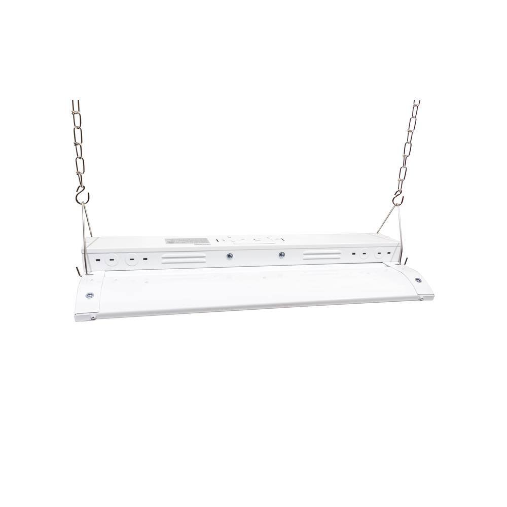 Spitzer 1.05 ft. 300-Watt Equivalent Integrated LED White Linear High Bay Light