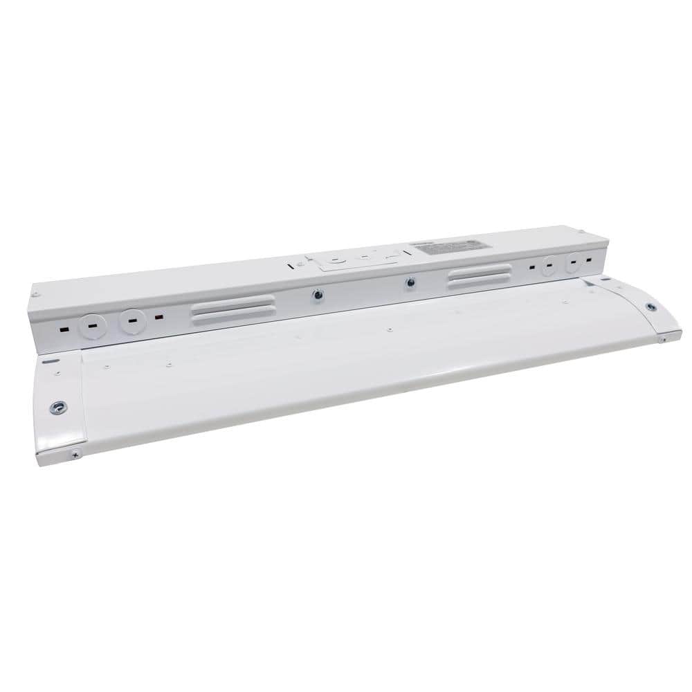 Spitzer 1.05 ft. 300-Watt Equivalent Integrated LED White Linear High Bay Light