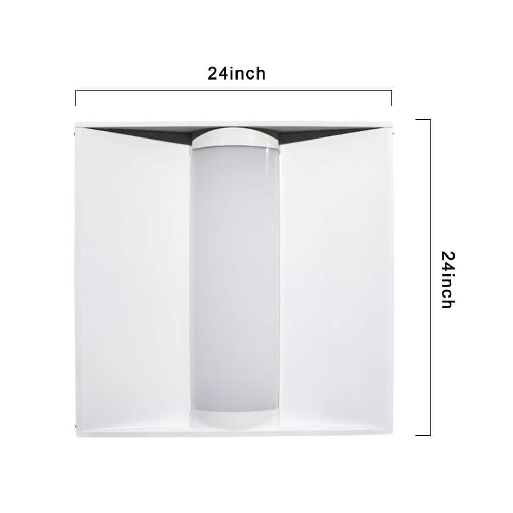 Spitzer 2 ft. x 2 ft. CBT LED Troffer 3150 Lumens 3000K/4000K/5000K Color Selectable with Build-in Microwave Sensor