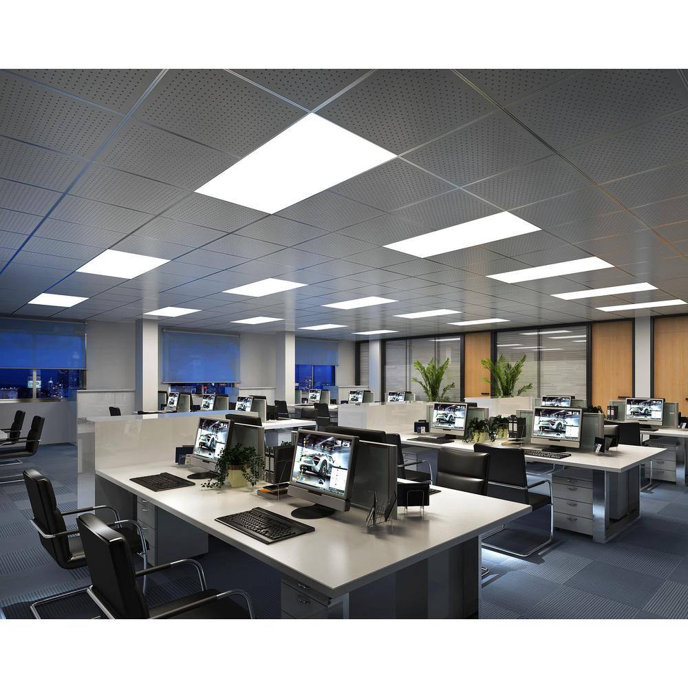 Spitzer 2 ft. x 2 ft. CBT LED Troffer 3150 Lumens 3000K/4000K/5000K Color Selectable with Build-in Microwave Sensor
