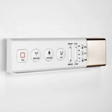Staykiwi Elongated Bidet Toilet 1.28 GPF in White with Adjustable Sprayer Settings, Deodorizing, Soft Close
