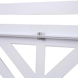 Sudzendf White Outdoor Indoor Privacy Screen Metal Freestanding Decorative Screen for Deck Balcony Patio, Privacy Fence Panels