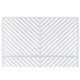 Sudzendf Outdoor and Indoor Freestanding Decorative Privacy Screen Metal Privacy Screen, Fence Panels in White