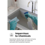Swan 36 in. x 62 in. x 96 in. 3-Piece Solid Surface Square Tile Easy-Up Adhesive Alcove Shower Surround in White