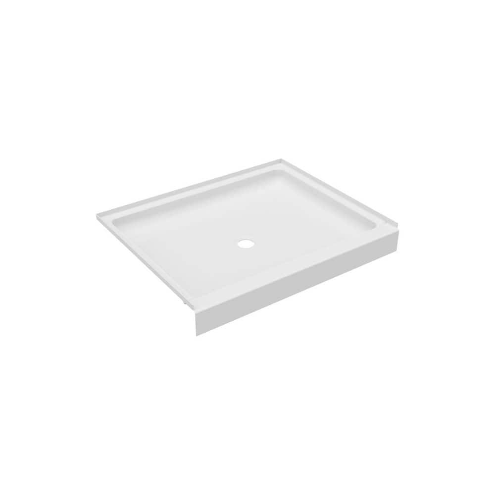 Swan Veritek 34 in. x 42 in. Single Threshold Center Drain Shower Pan in White