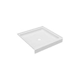 Swan Veritek 36 in. x 36 in. Single Threshold Shower Pan in White, Center Drain