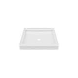 Swan Veritek 36 in. x 36 in. Single Threshold Shower Pan in White, Center Drain