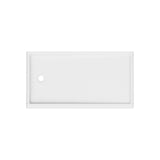 Swan Veritek 32 in. x 60 in. Single Threshold Retrofit Left Drain Shower Pan in White