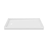 Swan Veritek 32 in. x 60 in. Single Threshold Retrofit Left Drain Shower Pan in White