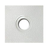 Swan 34 in. x 60 in. Solid Surface Single-Threshold Center-Drain Shower Pan in White