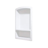 Swan Recessed Solid Surface Soap Dish in White, 22 in. x 15 in.