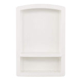 Swan Recessed Solid Surface Soap Dish in White, 22 in. x 15 in.