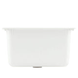 Swan 25 in. x 22 in. x 13.6 in. Solid Surface Undermount Utility Sink in White
