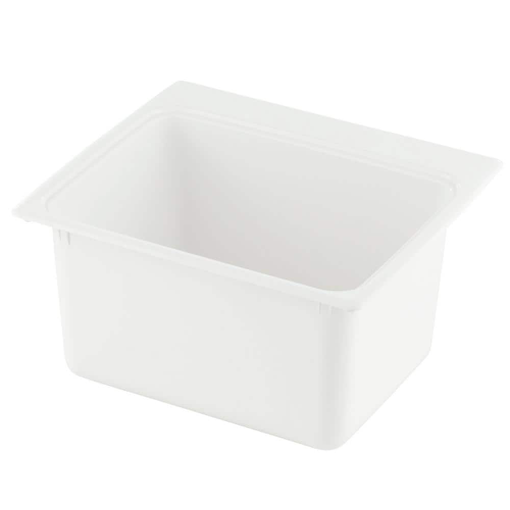 Swan 25 in. x 22 in. x 13.6 in. Solid Surface Undermount Utility Sink in White