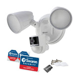 Swann Outdoor Floodlight 4K Wired Security Surveillance Camera with FREE Local Storage