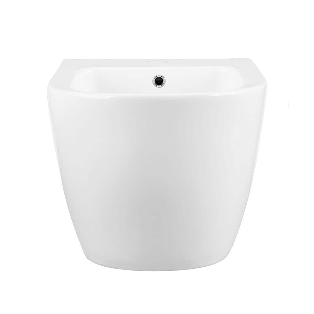 Swiss Madison St. Tropez Wall Hung Elongated Bidet in Glossy White