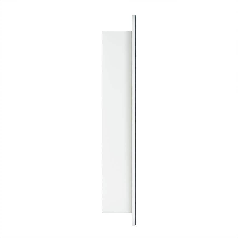 TEHOME Tomace 24 in. W x 30 in. H Rectangular Recess and Surface Mount Frameless Medicine Cabinet with Mirror