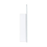 TEHOME Tomace 20 in. W x 30 in. H Arched Recess and Surface Mount Frameless Medicine Cabinet with Mirror
