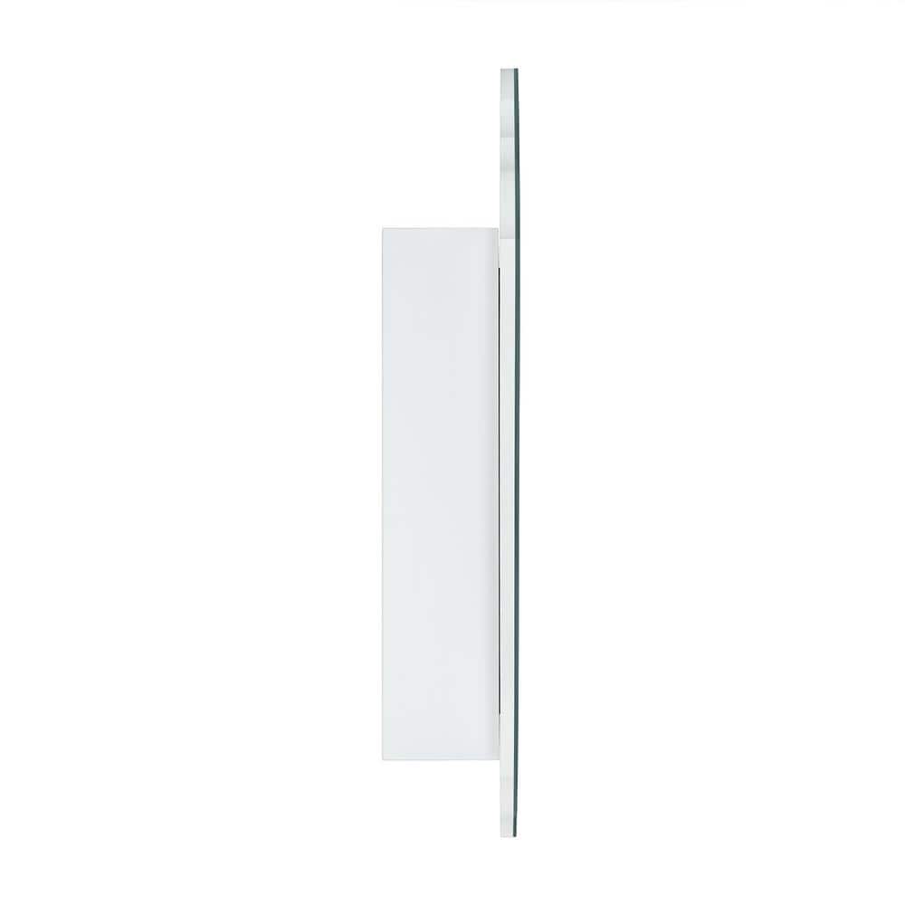 TEHOME Tomace 20 in. W x 30 in. H Novelty/Specialty Irregular Arched Metal Beveled Frameless Medicine Cabinet with Mirror
