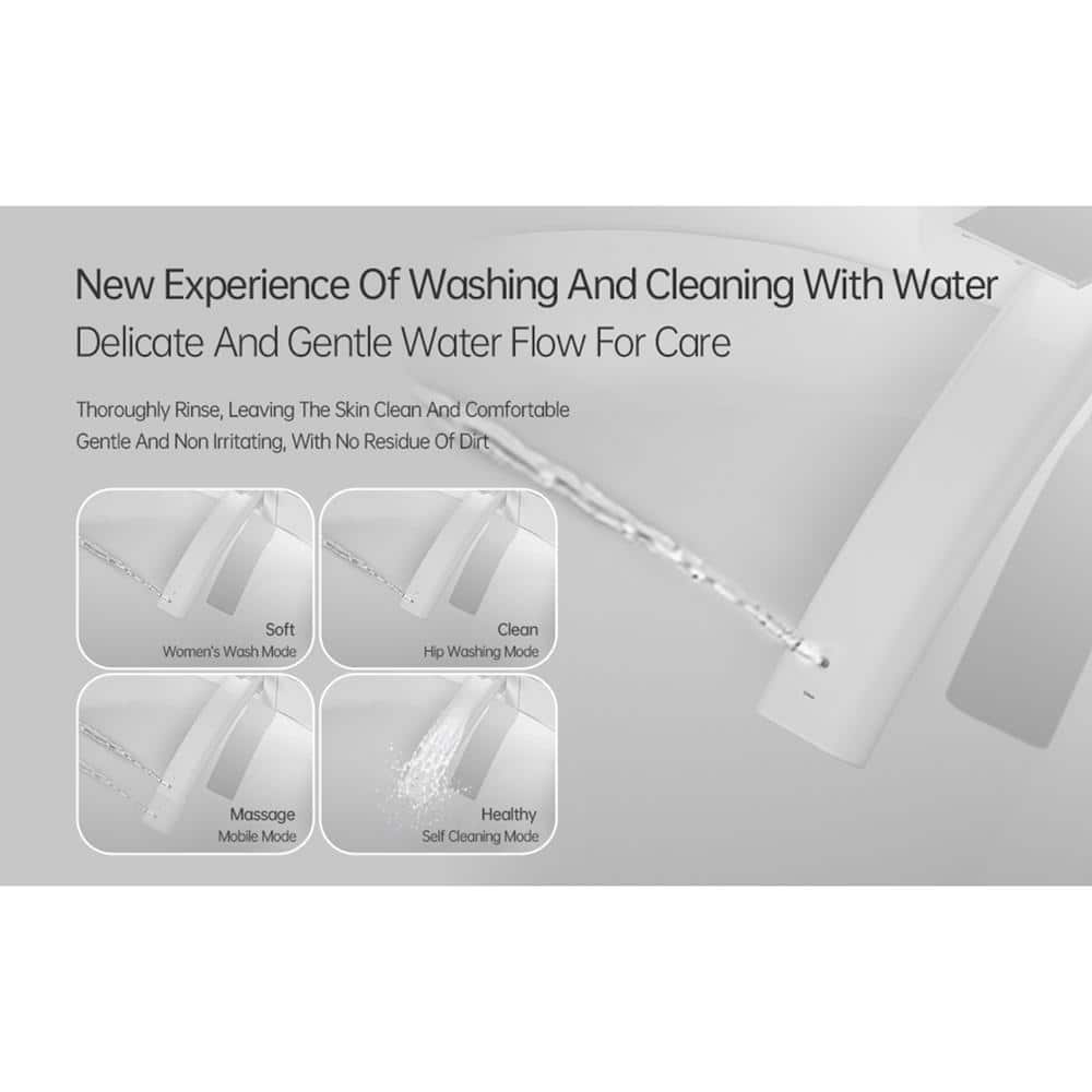 Tenleaf Elongated Smart Bidet Toilet with Heated Seat and Aromatherapy