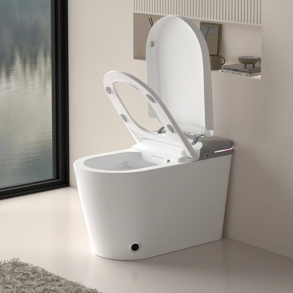 Tenleaf Elongated Smart Bidet Toilet with Heated Seat and Aromatherapy