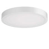 TOZING 9 in. Modern White Integrated LED 1600 Lumens 3000K Round Flat Panel Ceiling Flush Mount For Bathroom, Hallway, Kitchen