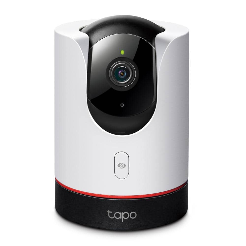 TP-LINK Tapo 2K QHD Wi-Fi Pan/Tilt Plug-In Home Security Camera, Privacy Control, Smart AI Motion Tracking, Color Night Vision
