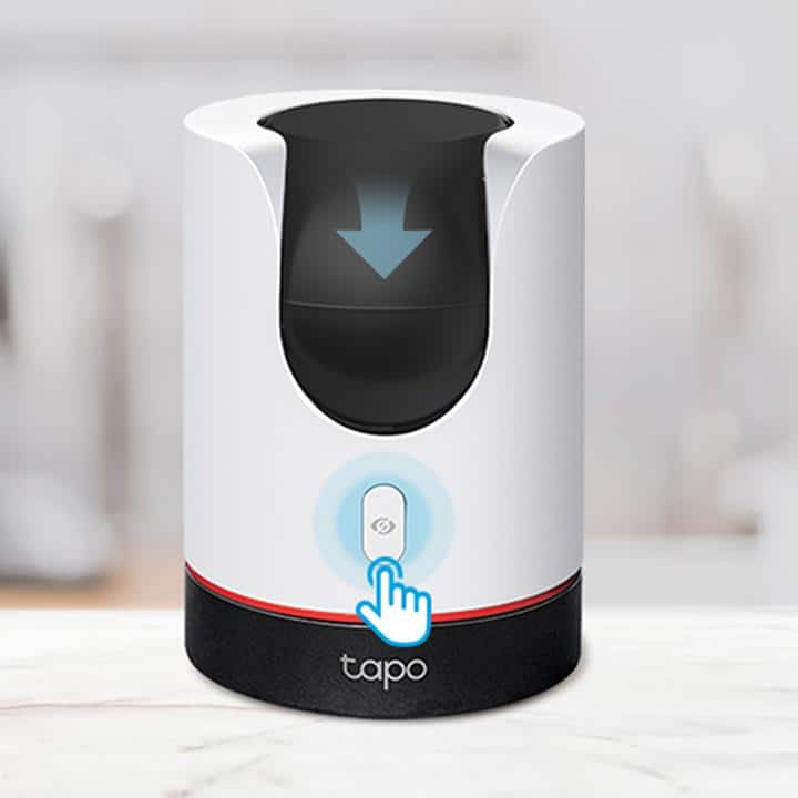 TP-LINK Tapo 2K QHD Wi-Fi Pan/Tilt Plug-In Home Security Camera, Privacy Control, Smart AI Motion Tracking, Color Night Vision
