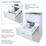 Transolid All-in-One 15.5 in. x 22.4 in. x 34.9 in. Metal Drop-In Laundry/Utility Sink and Cabinet in White