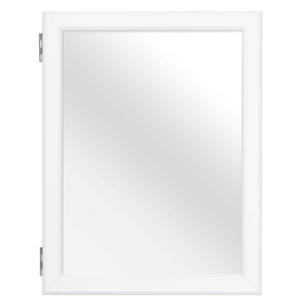 TRUporte Rosehill 16 in. Surface Mount Medicine Cabinet with Mirror