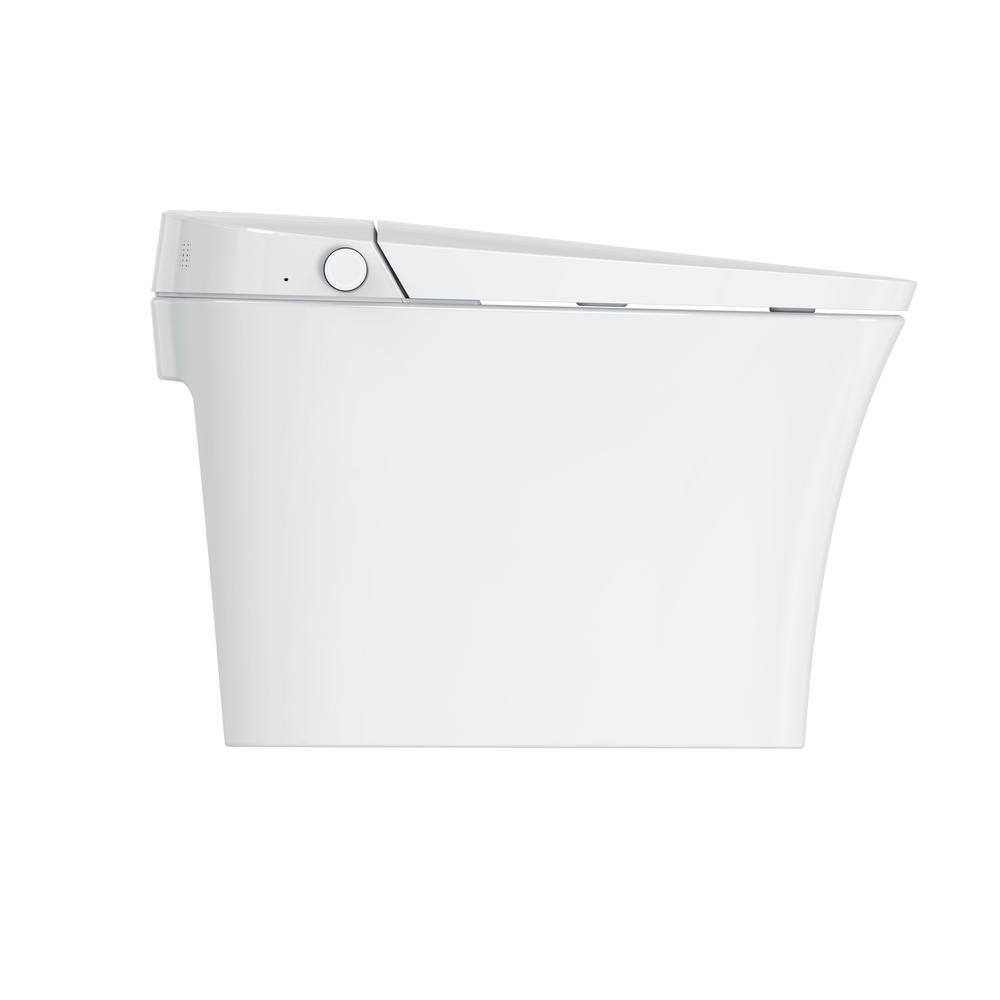 Unbranded ADA Compliant Smart Bidet Toilet - Dual Flush, Remote Control, White
