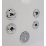 Universal Tubs Nova Heated Wheelchair Accessible 4.5 ft. Walk-In Whirlpool Bathtub in White with Chrome Trim