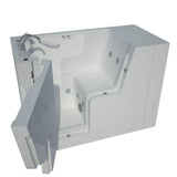 Universal Tubs Nova Heated Wheelchair Accessible 4.5 ft. Walk-In Whirlpool Bathtub in White with Chrome Trim