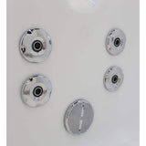 Universal Tubs Nova Heated 5 ft. Walk-In Air and Whirlpool Jetted Tub in White with Chrome Trim, Right Drain