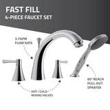 Universal Tubs HD Series 26 in. x 46 in. Left Drain Quick Fill Walk-In Soaking Bathtub in White