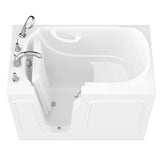 Universal Tubs HD Series 26 in. x 46 in. Left Drain Quick Fill Walk-In Soaking Bathtub in White
